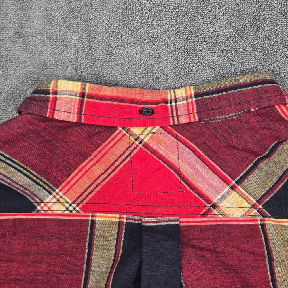 Levis Button Down Shirt Mens XXL Red Black Plaid 3LDLW1551 Excellent Long Sleeve - Picture 16 of 16